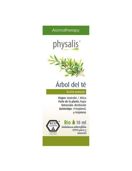 Aceite esencial de arbol del te bio 10 ml Physalis Aceite esencial de arbol del te bio 10 ml Physalis